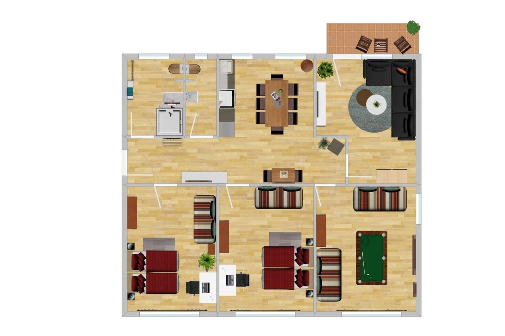 Homely-apartment Manhattanart, Zentral, Parkplatz, Billard,ps4, Dart, Balkon