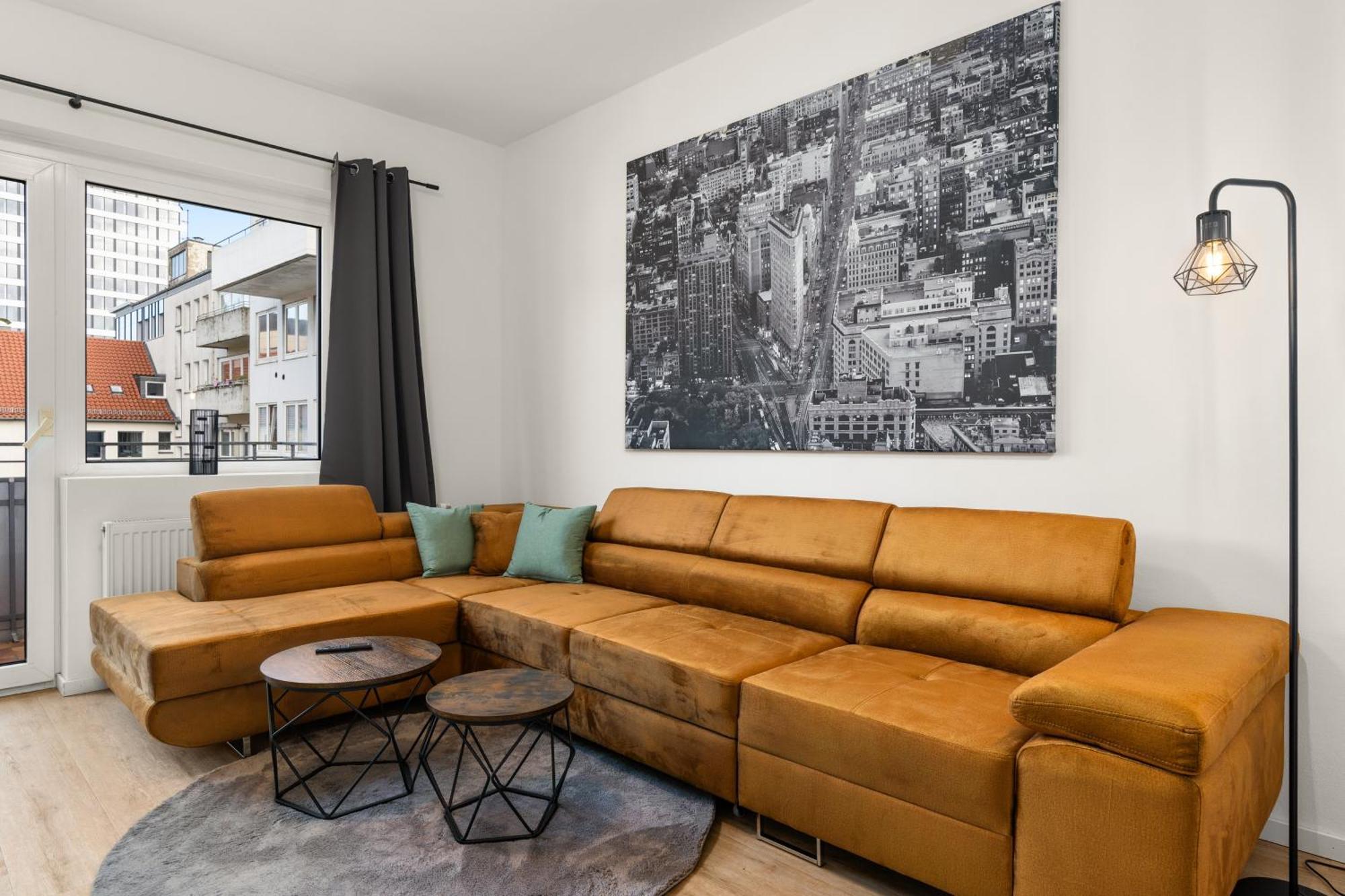 Homely-apartment Manhattanart, Zentral, Parkplatz, Billard,ps4, Dart, Balkon Apartment Bielefeld